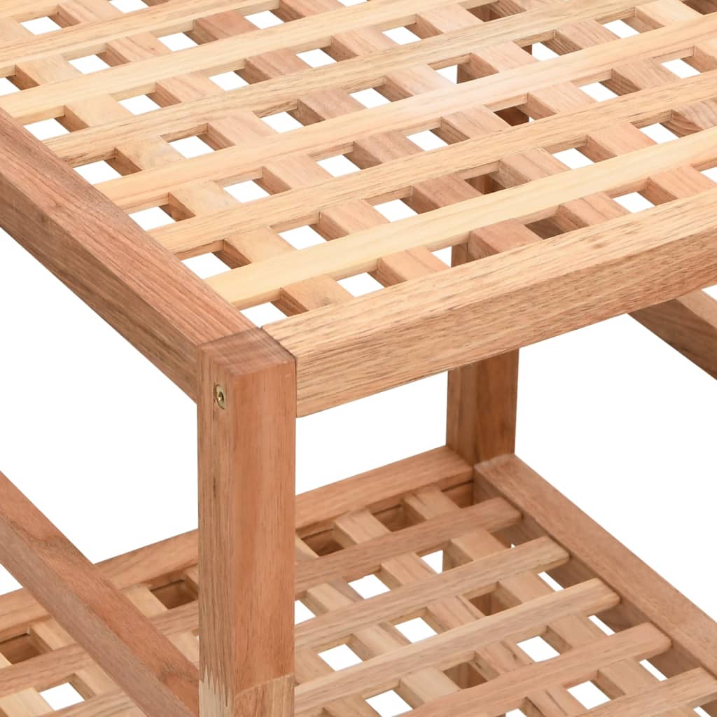 Badkamerrekje 35,5X35,5X79 Cm Massief Walnotenhout