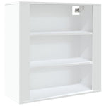 Wandkast 80X33X80 Cm Bewerkt Hout