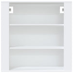 Wandkast 80X33X80 Cm Bewerkt Hout