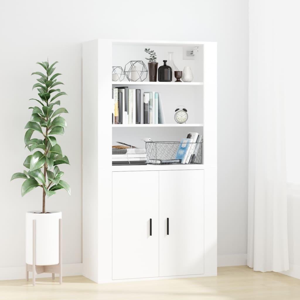 Wandkast 80X33X80 Cm Bewerkt Hout