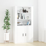 Wandkast 80X33X80 Cm Bewerkt Hout