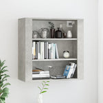 Wandkast 80X33X80 Cm Bewerkt Hout