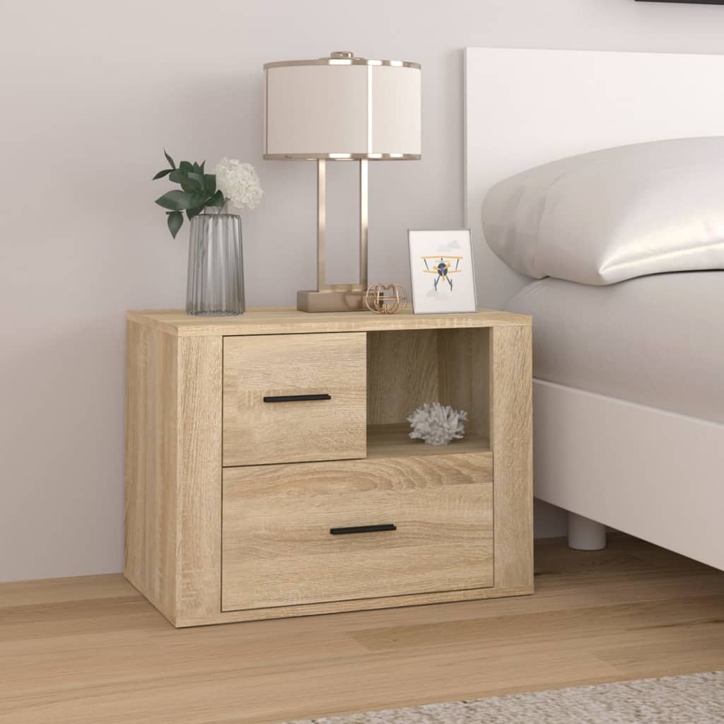 Nachtkastje 60X36X45 Cm Bewerkt Hout