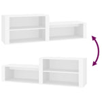 Schoenenkast 150X35X45 Cm Bewerkt Hout