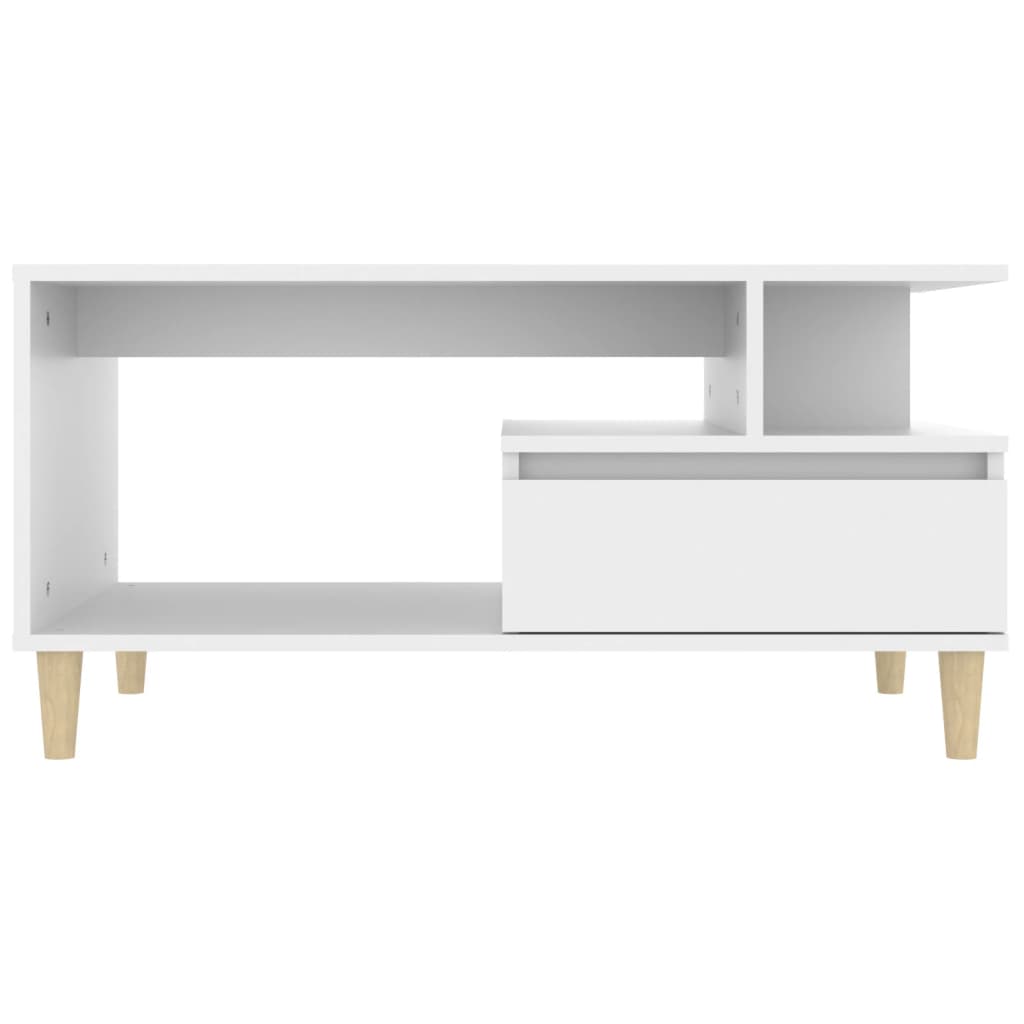 Salontafel 90X49X45 Cm Bewerkt Hout