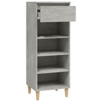 Schoenenkast 40X36X105 Cm Bewerkt Hout