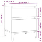 Nachtkastje 40X35X50 Cm