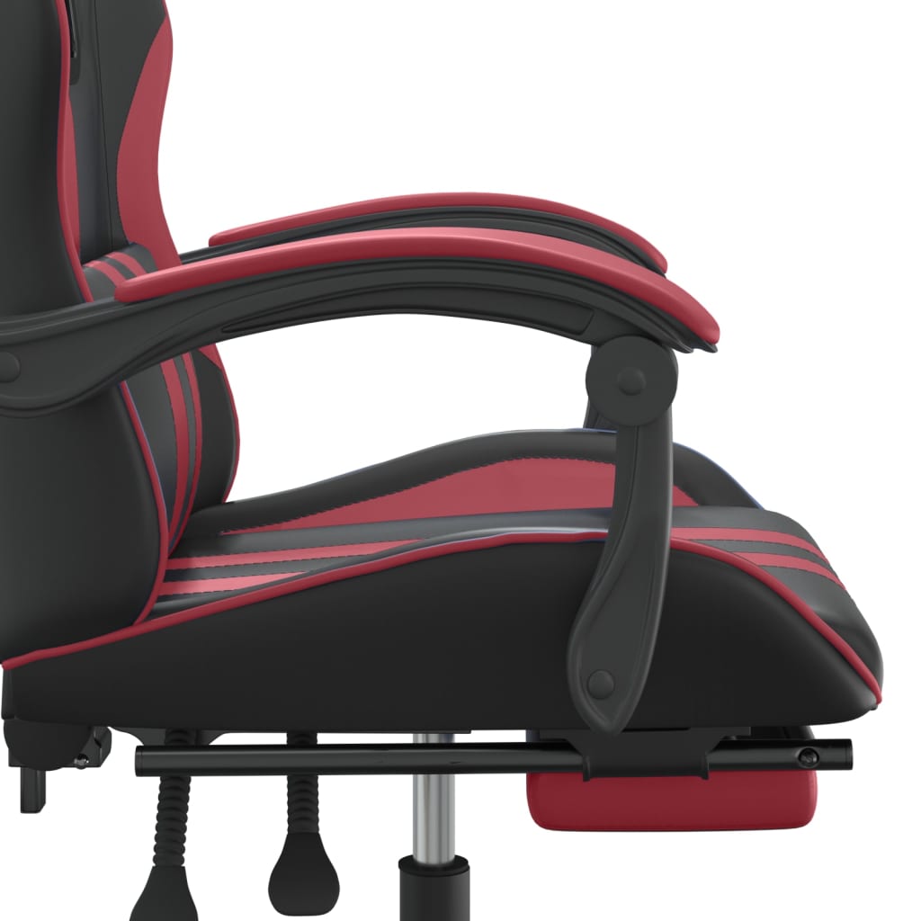 Gamestoel Kunstleer Wit En