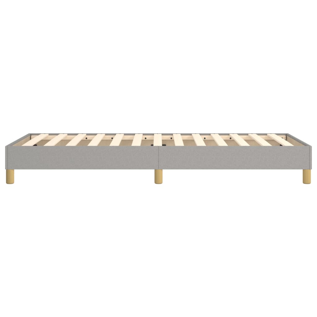 Bedframe Zonder Matras Stof Lichtgrijs