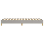 Bedframe Zonder Matras Stof Lichtgrijs