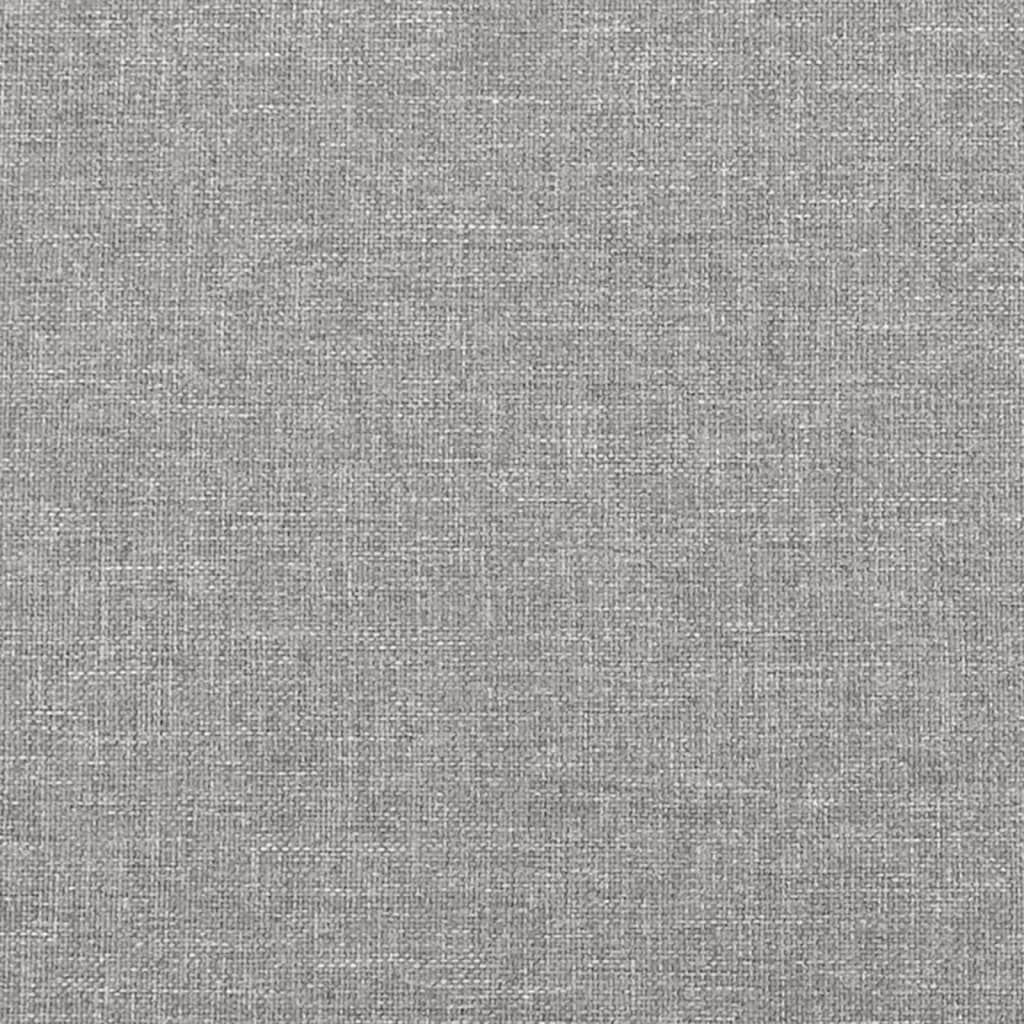 Bedframe Zonder Matras Stof Lichtgrijs