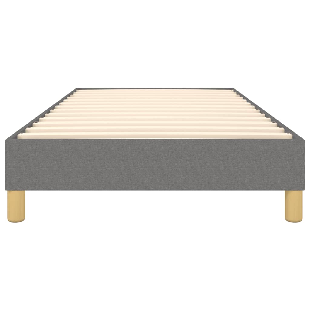 Bedframe Zonder Matras Stof Donkergrijs