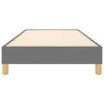 Bedframe Zonder Matras Stof Donkergrijs