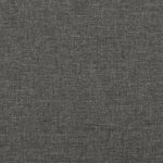 Bedframe Zonder Matras Stof Donkergrijs