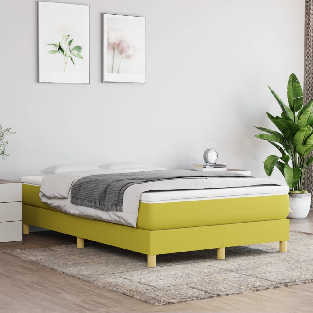 Bedframe Zonder Matras Stof Groen