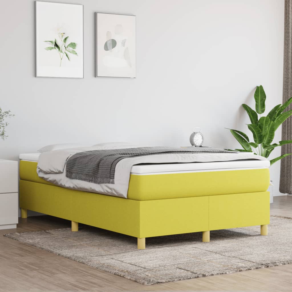 Bedframe Zonder Matras Stof Groen