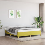 Bedframe Zonder Matras Stof Groen