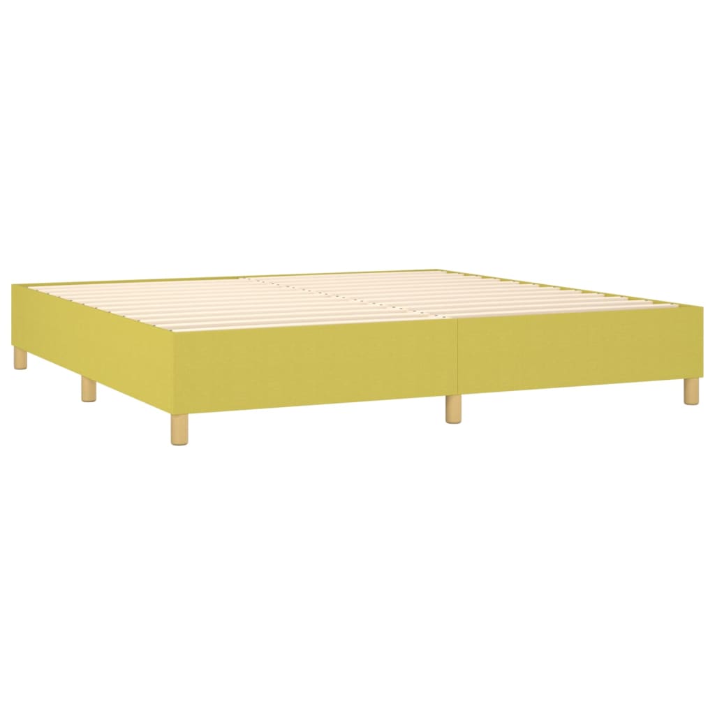 Bedframe Zonder Matras Stof Groen