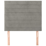 Hoofdborden 2 St 80X5X78/88 Cm Fluweel