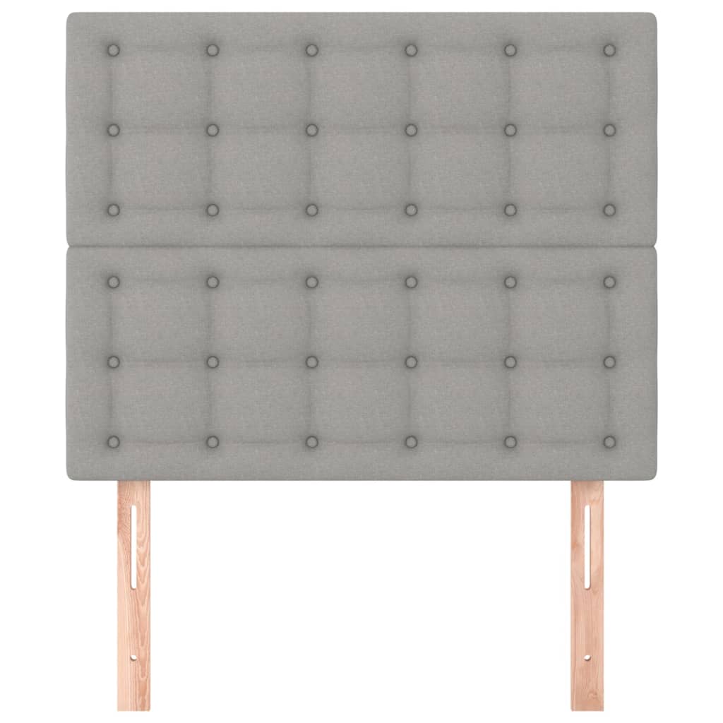 Hoofdborden 2 St 100 X 5 X 78/88 Cm Stof