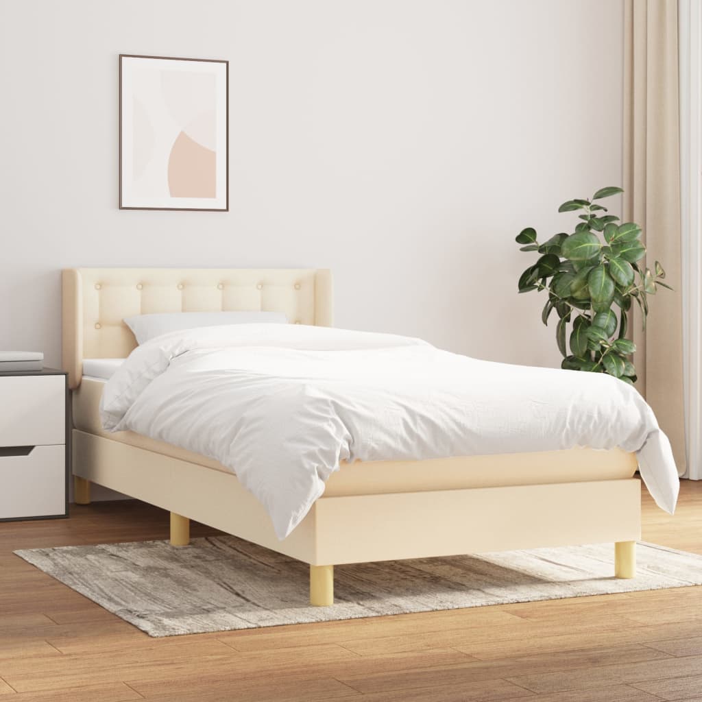 Boxspring Met Matras Stof Kleurig