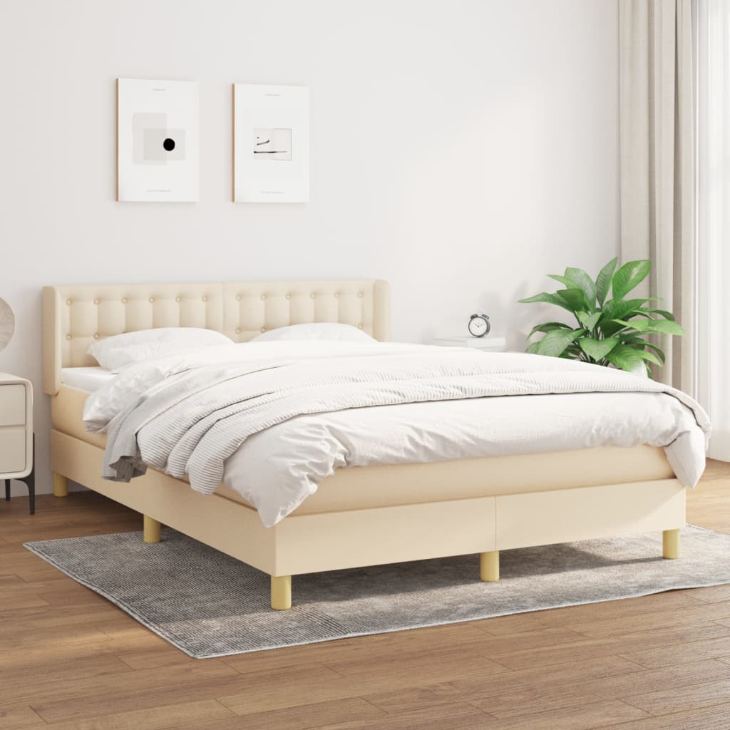 Boxspring Met Matras Stof Kleurig