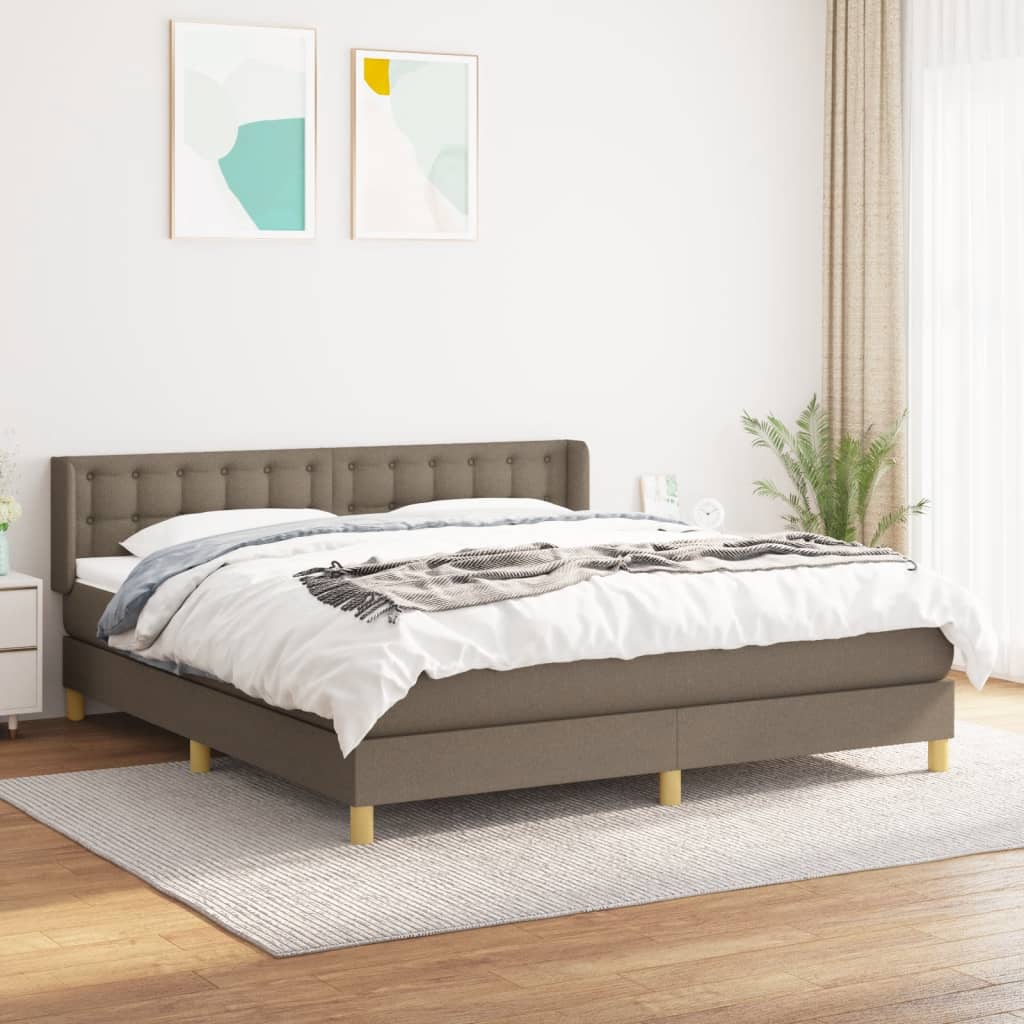 Boxspring Met Matras Stof Kleurig