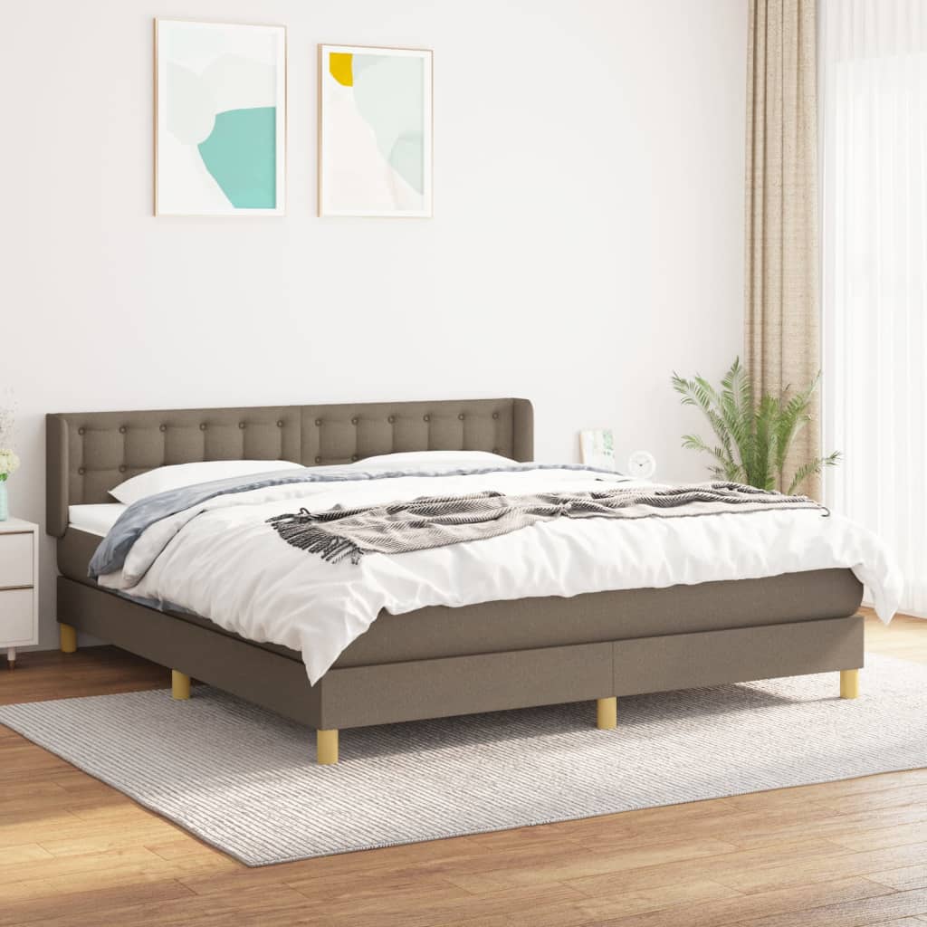 Boxspring Met Matras Stof Kleurig