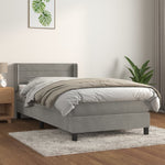 Boxspring Met Matras Fluweel