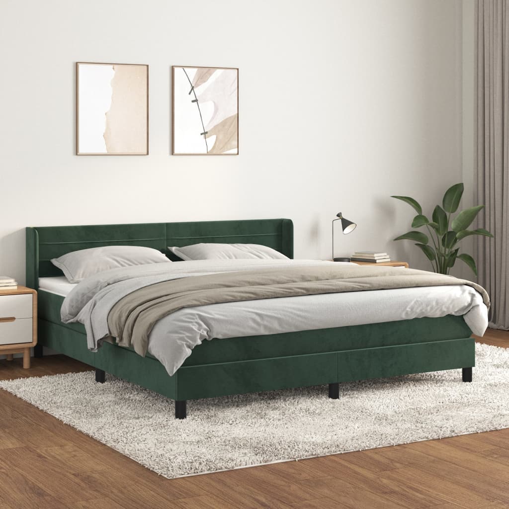 Boxspring Met Matras Fluweel