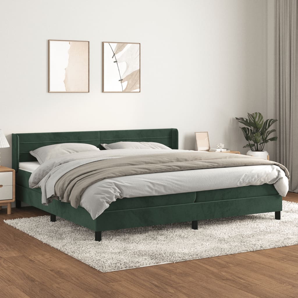 Boxspring Met Matras Fluweel