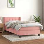 Boxspring Met Matras Fluweel