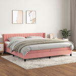 Boxspring Met Matras Fluweel