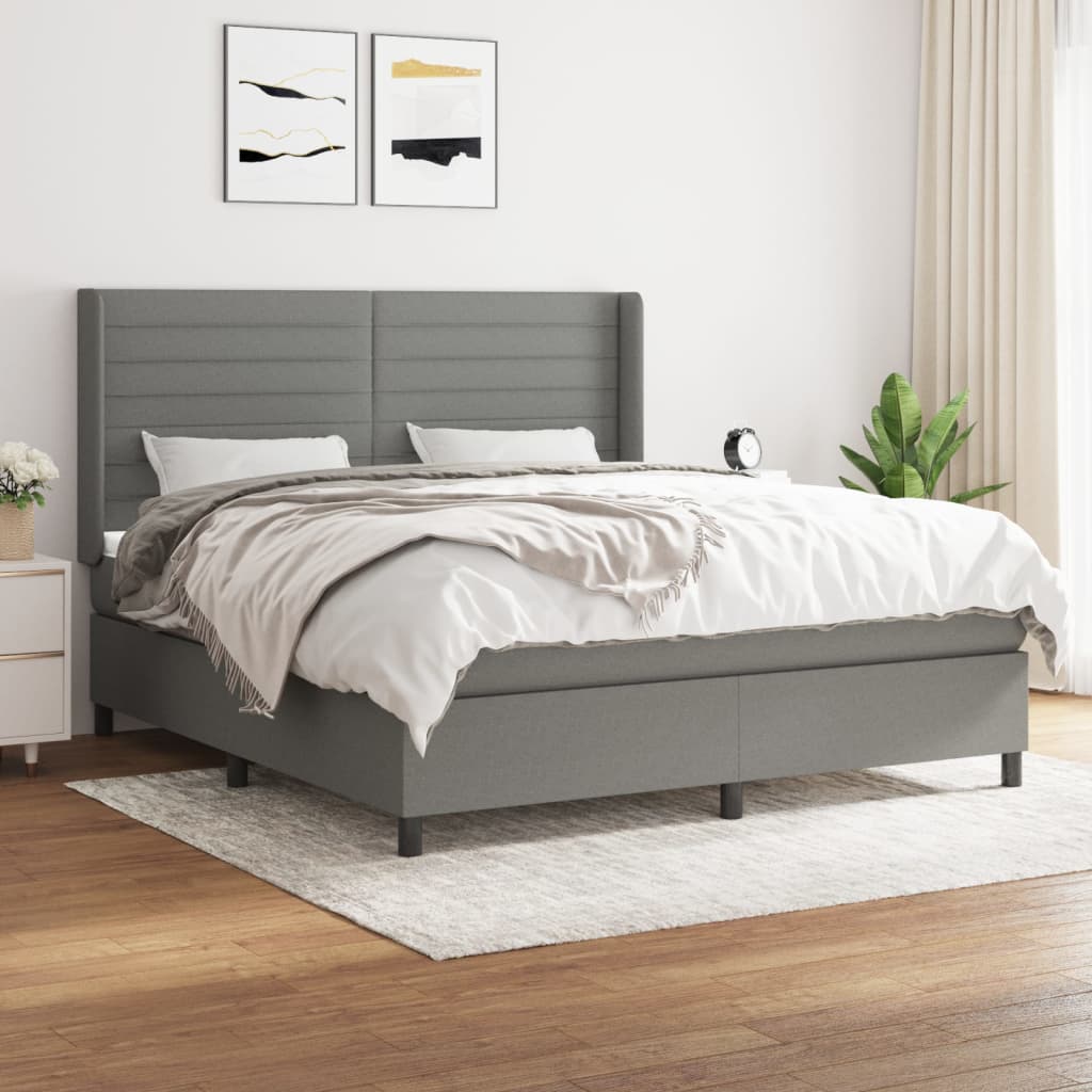 Boxspring Met Matras Stof Kleurig