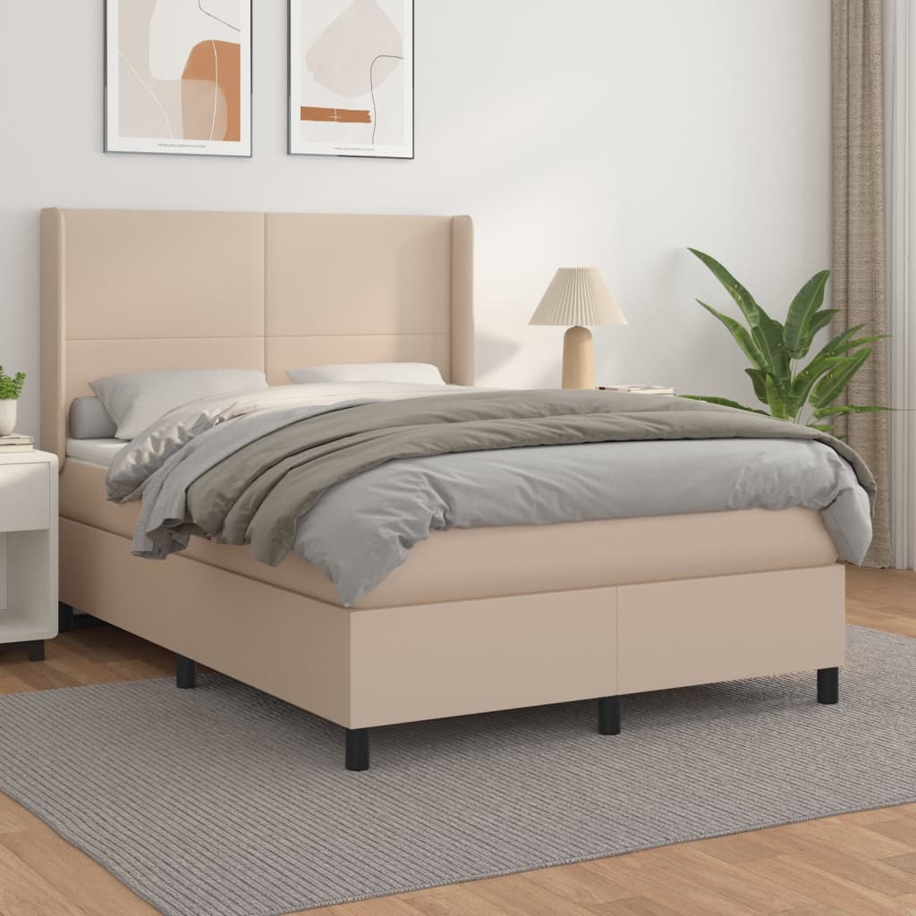 Boxspring Met Matras Kunstleer Kleurig