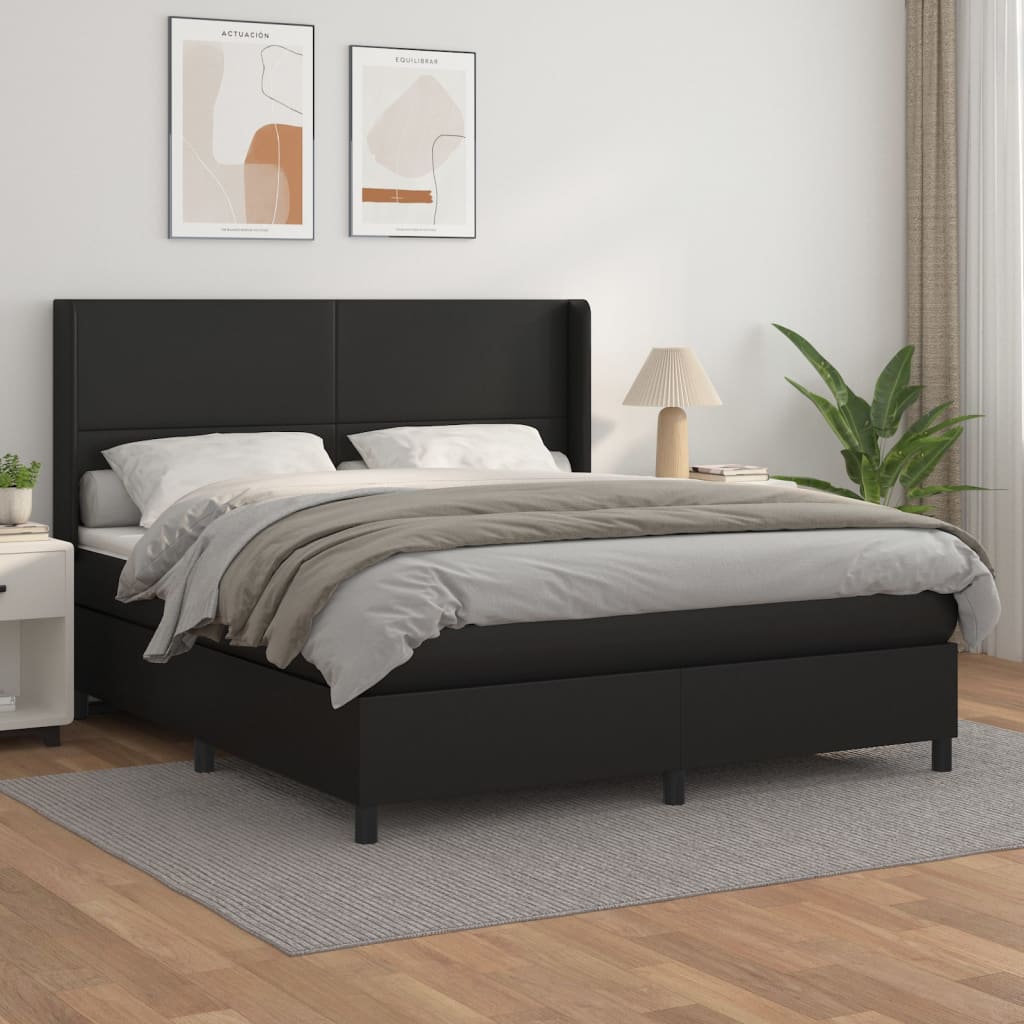 Boxspring Met Matras Kunstleer Kleurig