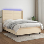 Boxspring Met Matras En Led Stof