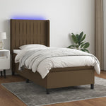 Boxspring Met Matras En Led Stof