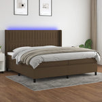 Boxspring Met Matras En Led Stof