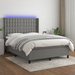Boxspring Met Matras En Led Stof