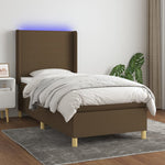 Boxspring Met Matras En Led Stof