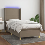 Boxspring Met Matras En Led Stof