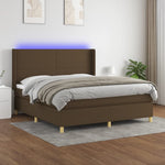 Boxspring Met Matras En Led Stof