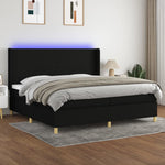 Boxspring Met Matras En Led Stof