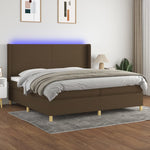 Boxspring Met Matras En Led Stof