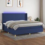 Boxspring Met Matras En Led Stof