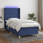 Boxspring Met Matras En Led Stof