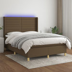 Boxspring Met Matras En Led Stof