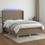Boxspring Met Matras En Led Stof