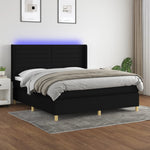 Boxspring Met Matras En Led Stof